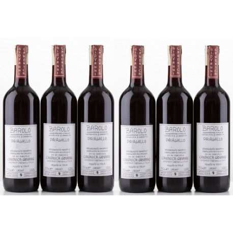 Barolo Paiagallo Giovanni Canonica (Verticale 13, 14, 15, 16, 17, 18)